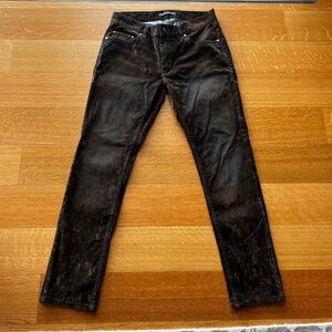John Varvatos - Tapered Leg Mid Rise Pants